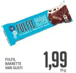 Supermercati Piccolo Fulfil barrette vari gusti offerta