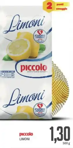 Supermercati Piccolo Piccolo limoni offerta