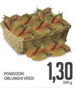 Supermercati Piccolo Pomodori oblunghi verdi offerta
