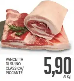 Supermercati Piccolo Pancetta di suino classica/ piccante offerta