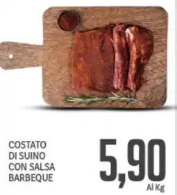 Supermercati Piccolo Costato di suino con salsa barbeque offerta