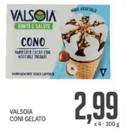 Supermercati Piccolo Valsoia coni gelato offerta