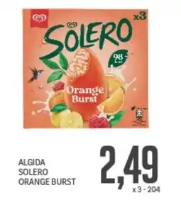 Supermercati Piccolo Algida solero orange burst offerta