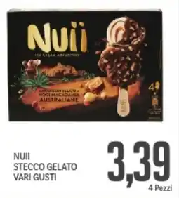Supermercati Piccolo Nuii stecco gelato vari gusti offerta