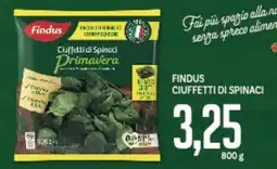 Supermercati Piccolo Findus ciuffetti di spinaci offerta