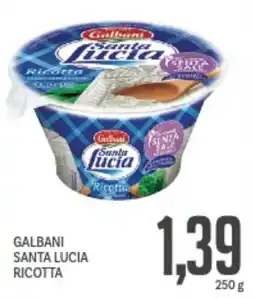 Supermercati Piccolo Galbani santa lucia ricotta offerta