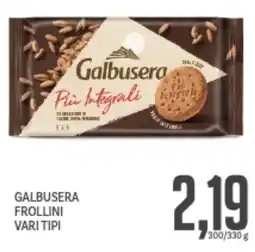 Supermercati Piccolo Galbusera frollini vari tipi offerta