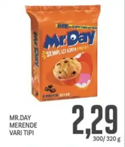 Supermercati Piccolo Mr.day merende vari tipi offerta