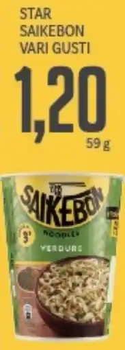 Supermercati Piccolo Star saikebon vari gusti offerta