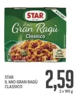 Supermercati Piccolo Star il mio gran ragu classico offerta