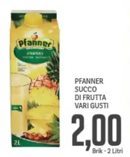 Supermercati Piccolo Pfanner succo di frutta vari gusti offerta