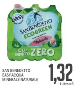 Supermercati Piccolo San benedetto easy acqua minerale naturale offerta