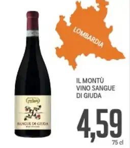 Supermercati Piccolo Il montù vino sangue di giuda offerta