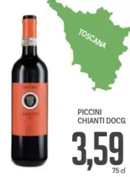 Supermercati Piccolo Piccini chianti DOCG offerta