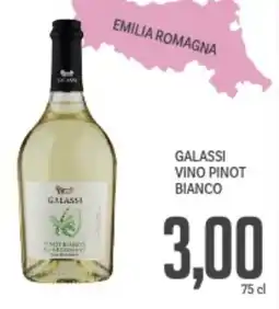 Supermercati Piccolo Galassi vino pinot bianco offerta