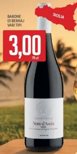 Supermercati Piccolo Barone di bernaj vari tipi offerta