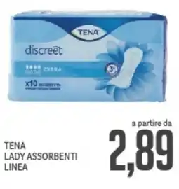 Supermercati Piccolo Tena lady assorbenti linea offerta