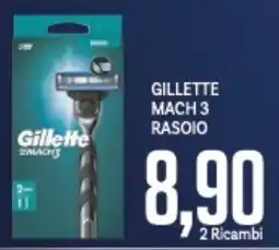 Supermercati Piccolo Gillette mach 3 rasoio offerta