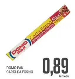 Supermercati Piccolo Domo pak carta da forno offerta