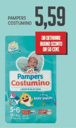 Supermercati Piccolo Pampers costumino offerta