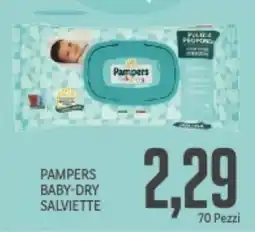 Supermercati Piccolo Pampers baby-dry salviette offerta