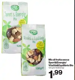 In'S Mercato Mix di frutta secca Sport&Energia/ Vitalità&Equilibrio Bio offerta
