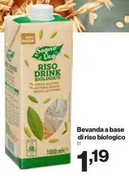 In'S Mercato Bevanda a base di riso biologico offerta