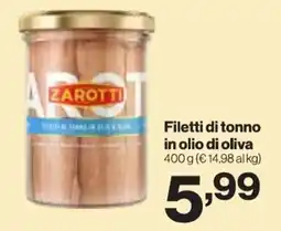 In'S Mercato Filetti di tonno in olio di oliva offerta