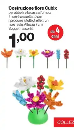 In'S Mercato Costruzione fiore Cubix offerta