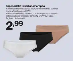 In'S Mercato Slip modello Brasiliana Pompea offerta