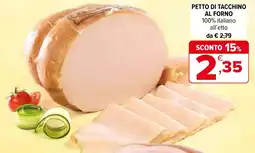 Iperal Petto di tacchino al forno offerta