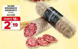 Iperal Salame bergamasco alborghetti offerta
