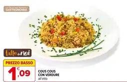 Iperal Cous cous con verdure offerta
