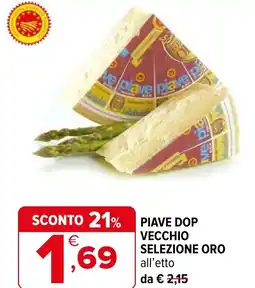 Iperal Piave dop vecchio selezione oro offerta