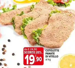 Iperal Cotolette panate di vitello offerta