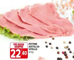 Iperal Fettine sottili di vitello offerta