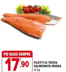 Iperal Filetti di trota salmonata IRIDEA offerta