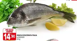 Iperal Orata eviscerata italia offerta