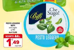 Iperal Pesto leggero BIFFI offerta