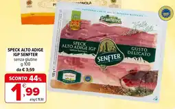 Iperal Speck alto adige IGP SENFTER offerta