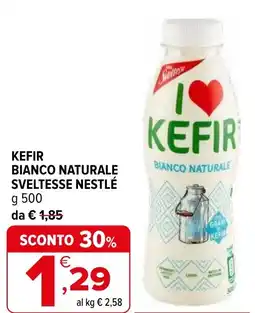 Iperal Kefir bianco naturale sveltesse NESTLÉ offerta