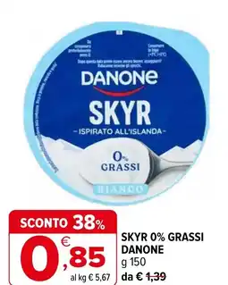Iperal Skyr 0% grassi DANONE offerta