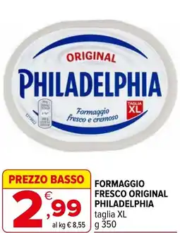 Iperal Formaggio fresco original PHILADELPHIA offerta