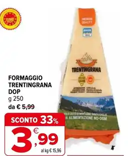 Iperal Formaggio trentingrana DOP offerta