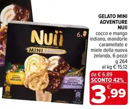 Iperal Gelato mini adventure NUII offerta