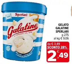 Iperal Gelato galatine SPERLARI offerta