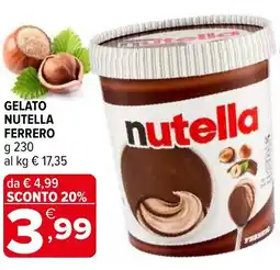 Iperal Gelato NUTELLA FERRERO offerta