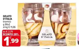 Iperal Gelato d'italia tiramisù offerta