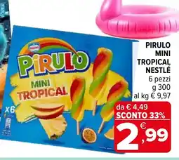 Iperal Pirulo mini tropical NESTLÉ offerta