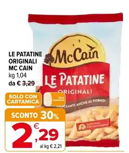 Iperal Le patatine originali MC CAIN offerta